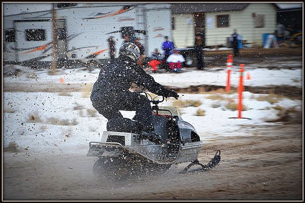 Time to Clean a Lens. Photo by Terry Allen.