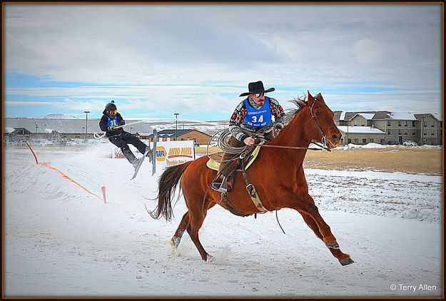 Doc Sare Riding. Photo by Terry Allen.