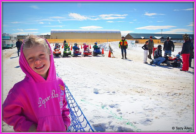 Reece at Snocross Start. Photo by Terry Allen.