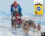 #10 Bruce Magnusson. Photo by International Pedigree Stage Stop Sled Dog Race.