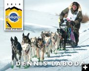 #13 Dennis LaBoda. Photo by International Pedigree Stage Stop Sled Dog Race.