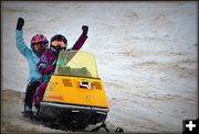 On Grandpa's Sled. Photo by Terry Allen.