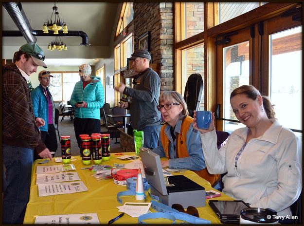 Registration Volunteers. Photo by Terry Allen.