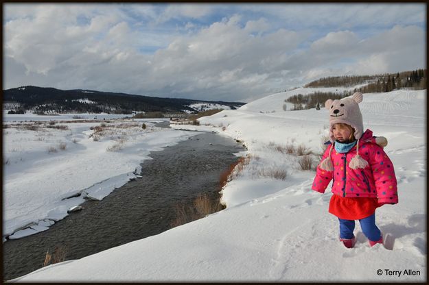 Kayla and Bear. Photo by Terry Allen.