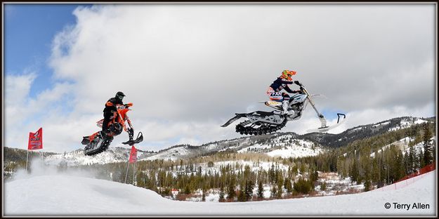 Timbersled Snowbikes. Photo by Terry Allen.