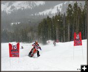 Snowbikes. Photo by Terry Allen.