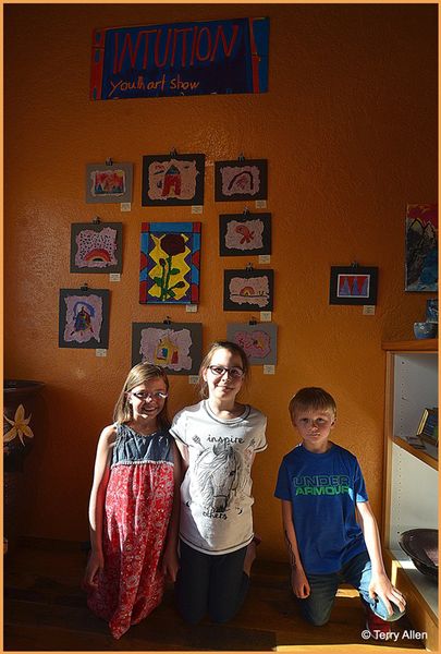 Aylen, Brigitte and Arlo. Photo by Terry Allen.