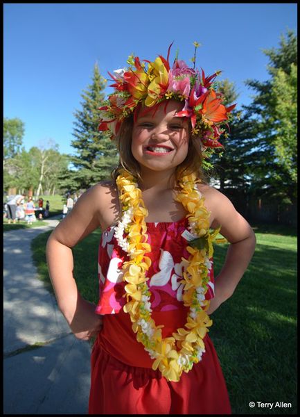 The Littlest Hula Girl. Photo by Terry Allen.