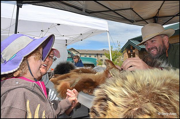 Bear Talk with Scarlett and Zack. Photo by Terry Allen.