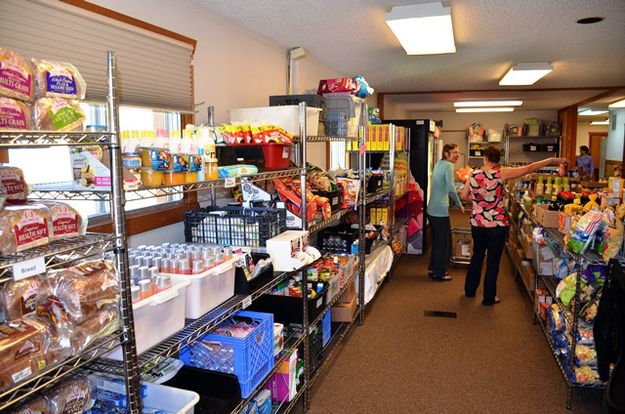 Food Distribution. Photo by Terry Allen.