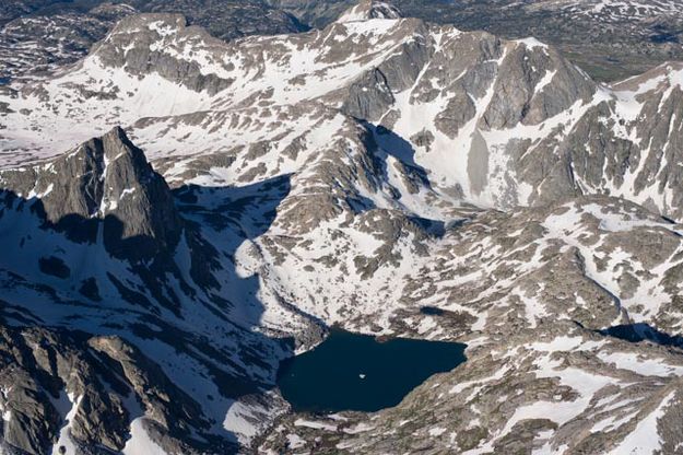 Peak Lake. Photo by Rita Donham/Wyoming Aero Photo.