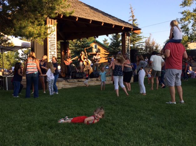 Concert in the park. Photo by Mindi Crabb.