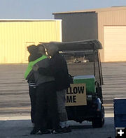 Reunited with parents. Photo by Sgt. Travis Bingham, Sublette County Sheriff’s Office.