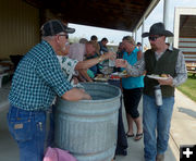 Buyer's Lunch. Photo by Dawn Ballou, Pinedale Online.