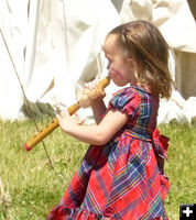 Flute Player. Photo by Dawn Ballou, Pinedale Online.