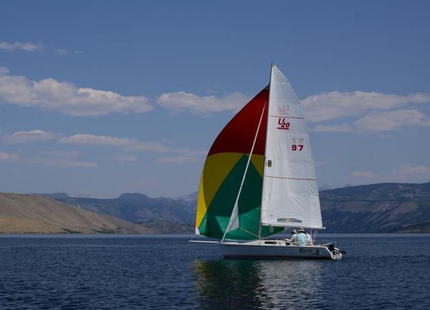 Regatta. Photo by Rita Donham, Wyoming Aerophoto.