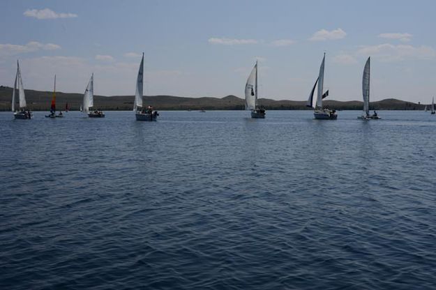 Regatta. Photo by Rita Donham, Wyoming Aerophoto.