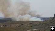 Old Dump Fire. Photo by Sublette County Fire.