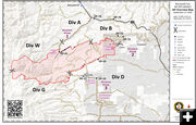 Roosevelt Fire Map Sept. 21. Photo by Bridger-Teton National Forest.