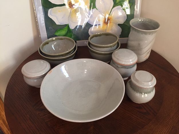 Rita's Pottery. Photo by Rita Donham.
