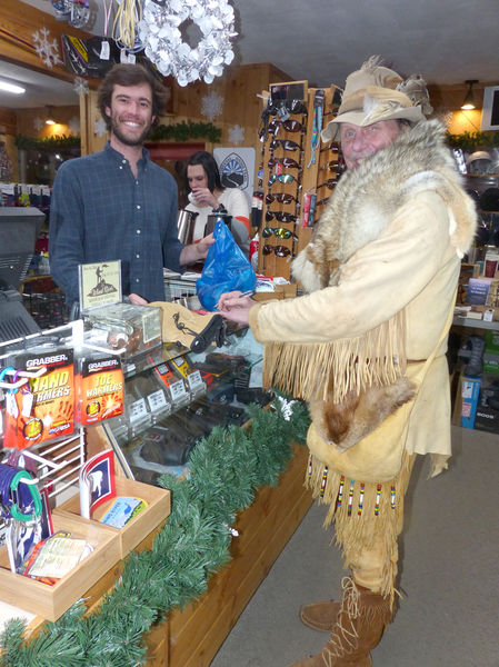 Mountain Man Dave. Photo by Dawn Ballou, Pinedale Online.