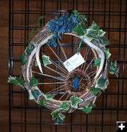 Brigid and Adams wreath. Photo by Dawn Ballou, Pinedale Online.