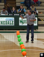 Referee Tom. Photo by Dawn Ballou, Pinedale Online.