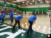 Waiting for the whistle. Photo by Dawn Ballou, Pinedale Online.