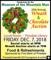 Wreath Auction Dec. 7 2018. Photo by Pinedale Online.