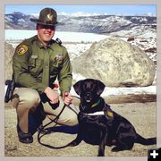 K-9 Kato. Photo by Wyoming Highway Patrol.