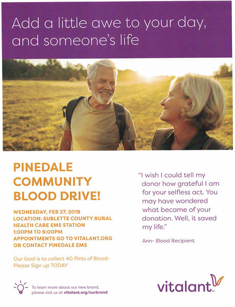 Blood Drive. Photo by Sublette County Rural Health Care District.