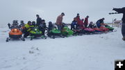 Kids Sno-Cross Race. Photo by Arnold Brokling.