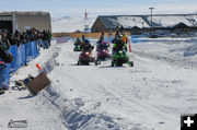 They're off. Photo by Arnold Brokling.