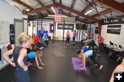 Burpee moves. Photo by The Garage Gym.