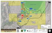 Nordic Ski Trail Map. Photo by Sublette County Recreation Board.