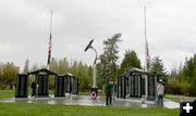 Veterans Memorial. Photo by Dawn Ballou, Pinedale Online.