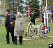 Auxiliary Wreath. Photo by Dawn Ballou, Pinedale Online.