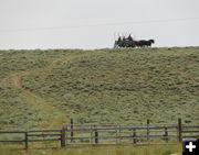 On top of the hill. Photo by Dawn Ballou, Pinedale Online.