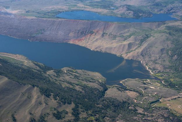 Boulder Lake view. Photo by Rita Donham, Wyoming Aero Photo.