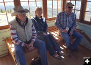 Volunteers. Photo by Clint Gilchrist, Sublette County Historic Preservation Board.