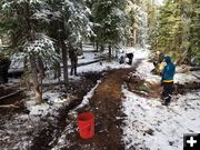 A little bit of snow. Photo by Friends of the Bridger-Teton.