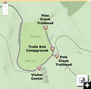 Elkhart Map. Photo by Bridger-Teton National Forest.