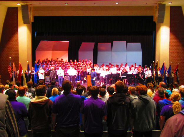 Veterans Day 2019. Photo by Dawn Ballou, Pinedale Online.