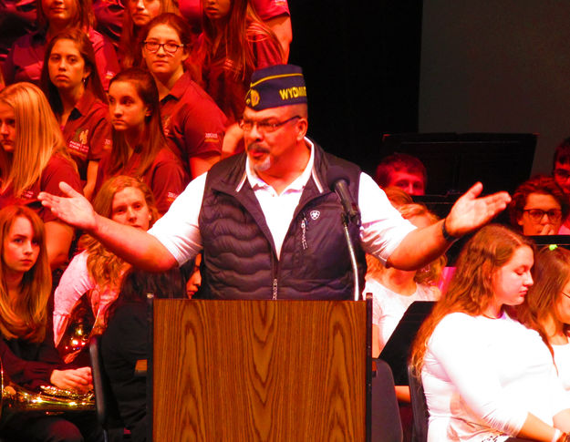 Chaplain Belton. Photo by Dawn Ballou, Pinedale Online.