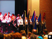 Color Guard. Photo by Dawn Ballou, Pinedale Online.