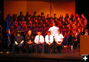 National Anthem. Photo by Dawn Ballou, Pinedale Online.