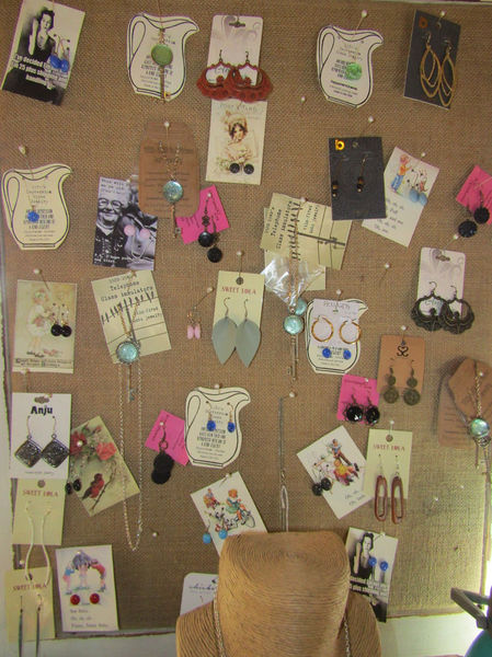 Earrings. Photo by Dawn Ballou, Pinedale Online.