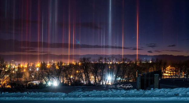 Pinedale Pillar Lights. Photo by Kaylynne Sims.