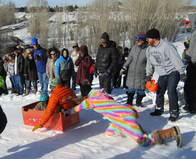 Big Push. Photo by Dawn Ballou, Pinedale Online.