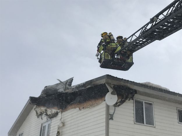 Sandy Lane Fire. Photo by Sublette County Unified Fire.